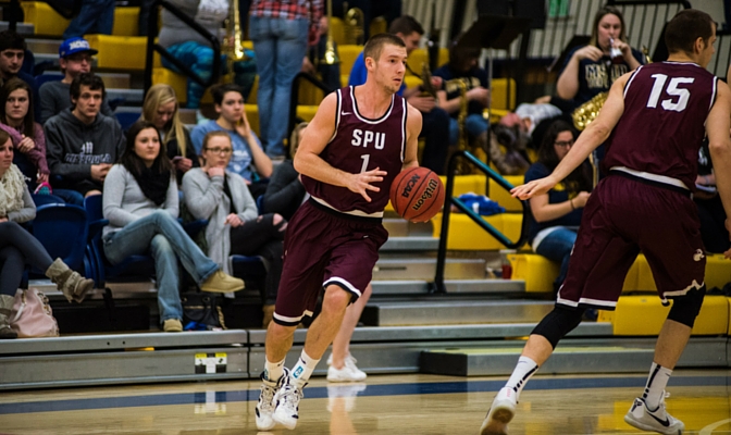 Leavitt leads the Falcons with 7.1 rebounds and 4.9 assists per game as Seattle Pacific heads to Alaska for two games against top GNAC opponents.
